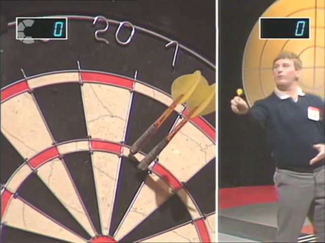 Bullseye dart board in series 3
