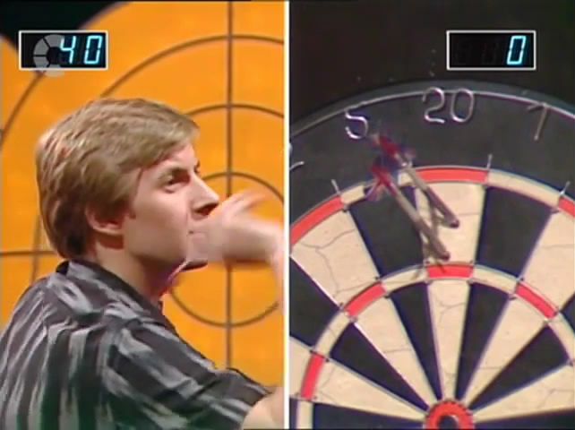 Bullseye dart board in series 4