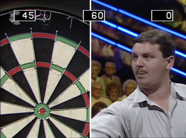 Bullseye dart board in series 9