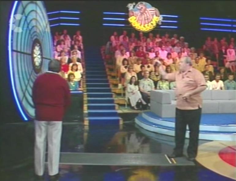 Leighton Rees throwing darts in series 8 of Bullseye