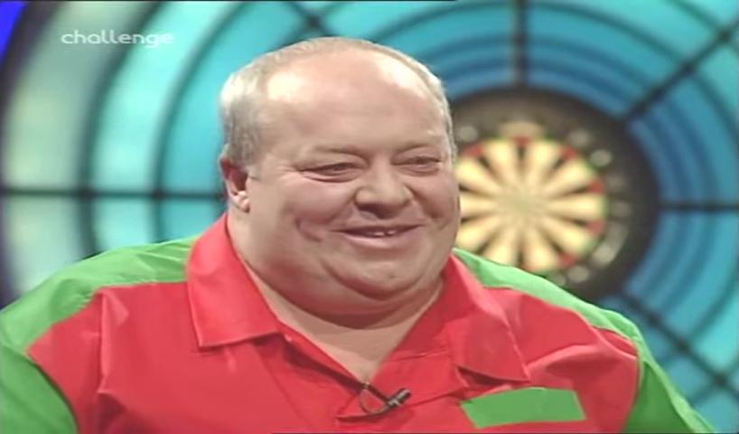 Leighton Rees smiling in series 11 of Bullseye